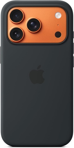 Carcasă Apple din silicon cu MagSafe pentru iPhone 17 Pro - Neagră