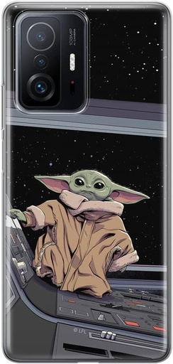 Husă de telefon ERT GROUP pentru Xiaomi 11T 5G / 11T PRO 5G, originală și oficial licențiată, model Star Wars, Baby Yoda 025, adaptată optim formei telefonului, carcasă TPU