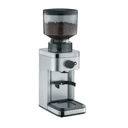 Rasnita electrica automata de cafea w, 140 trepte macinare, pană la 12 cesti, dozare reglabila