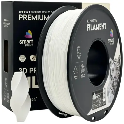 Filament imprimanta 3D TPU White - Smart Print 1.75mm 1KG