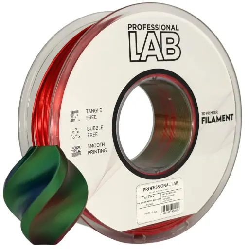 Filament imprimanta 3D Silk PLA Tri Color Royal Blossom - Prof. Lab 1.75mm 1KG