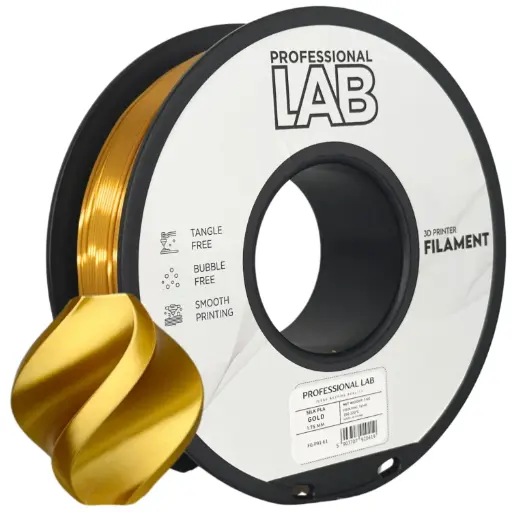 Filament imprimanta 3D Silk PLA Gold - Prof. Lab 1.75mm 1KG