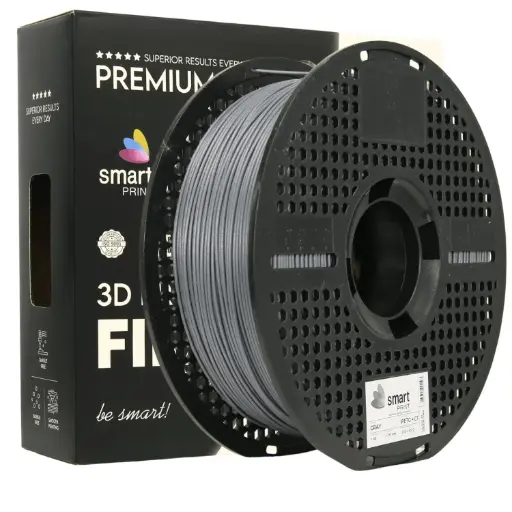Filament imprimanta 3D PETG + CF Gray - Smart Print 1.75mm 1KG