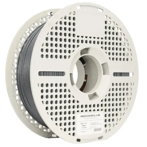 Filament imprimanta 3D PETG + CF Gray - Prof. Lab 1.75mm 1KG