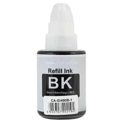 Cerneală inkjet pentru imprimanta Canon ECA-GI490 GI-490B Black 135ml