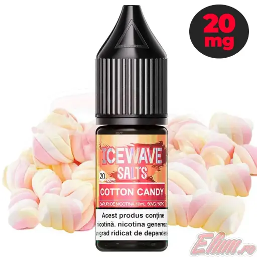 Lichid Ice Wave Cotton Candy 10ml NicSalt 20mg/ml