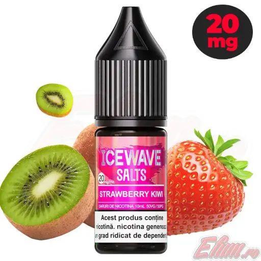 Lichid Ice Wave Strawberry Kiwi 10ml NicSalt 20mg/ml