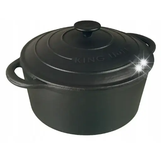 Oala din fonta KING Hoff 24cm 4l inductie KH-2254