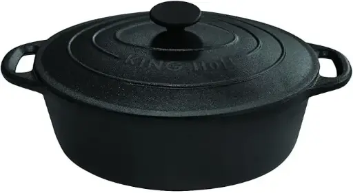 Oala ovala din fonta KING Hoff 33cm 6.2l inductie KH-1111