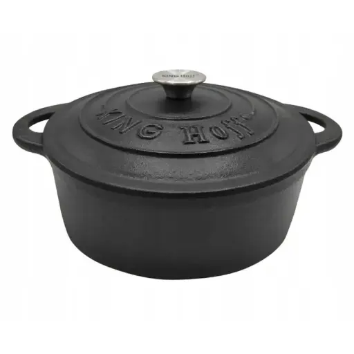 Oala din fonta KING Hoff 21cm 2.4l inductie KH-1523