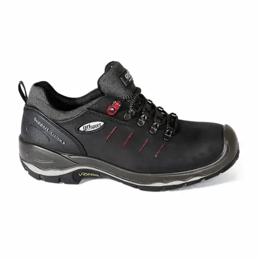 Pantofi de lucru Grisport  72071L S3 negru-rosu Marimea 42