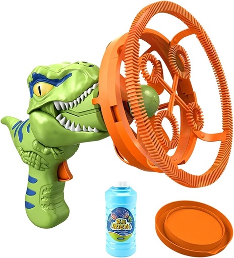 Mașină de bule cu tematică de dinozauri, jucărie automată de vară