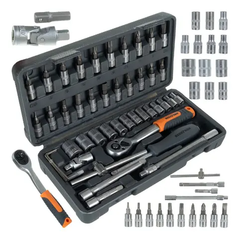 [00026844] Set de scule într-o cutie cu 46 de piese. Bigstren 26844