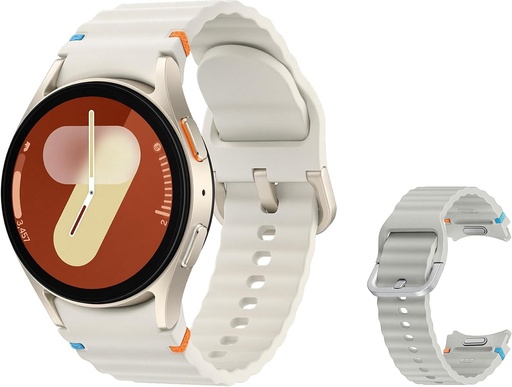 Samsung Galaxy Watch7 Bluetooth + Curea - Ceas inteligent 40 mm, Monitorizare sănătate, Monitorizare sport, Bej (Versiune spaniolă)