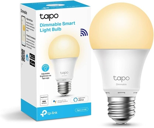 Tapo L510E - Bec inteligent WiFi, Alb cald 2700K, 8.7W/ 806lm, E27
