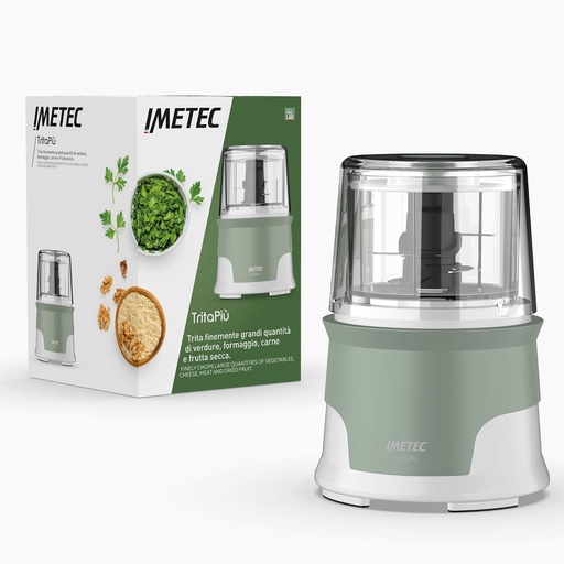 Imetec TritaPiù – tocător de 1000W cu recipient de 600 ml