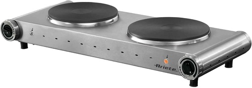 Aragaz electric de călătorie Ariete 993 - Placă simplă din fontă - Diametru 188 mm - Temperatură reglabilă - 1500 wați - Oțel
