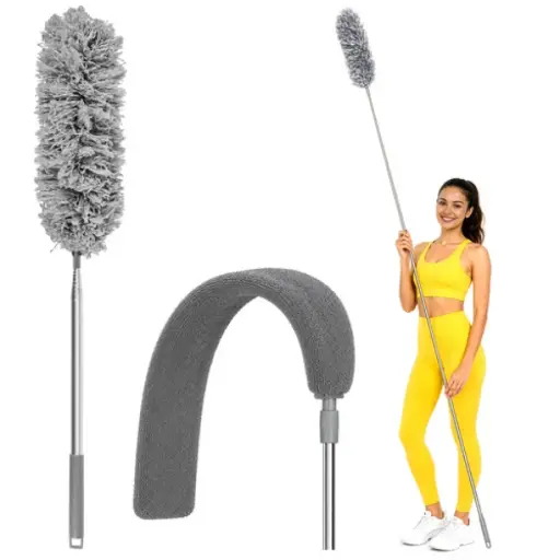 [00028327] Perie telescopică de praf Zortiva 80–250 cm cu 2 accesorii