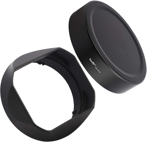 Parasolar obiectiv Haoge LH-RX1B pătrat metalic cu baionetă pentru Sony FE 35mm F2.8 ZA Carl Zeiss Sonnar T* FE 55mm F1.8 ZA FE 24mm F1.8 ZA cu montură E