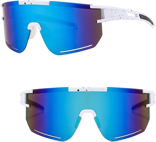 Ochelari de viteză XSYKJGS, ochelari de ciclism albaștri, ochelari de soare pentru bărbați și femei, protecție UV400, ochelari de soare polarizați pentru călărie, schi, pescuit și parașutism