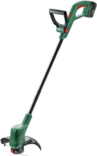 Bosch Home and Garden 06008C1A03 Mașină de tuns iarba Bosch EasyGrassCut 18V-230 (1 baterie 2.0 Ah, sistem de 18 volți, diametru cerc de tăiere: 23 cm, în cutie) Verde clasic