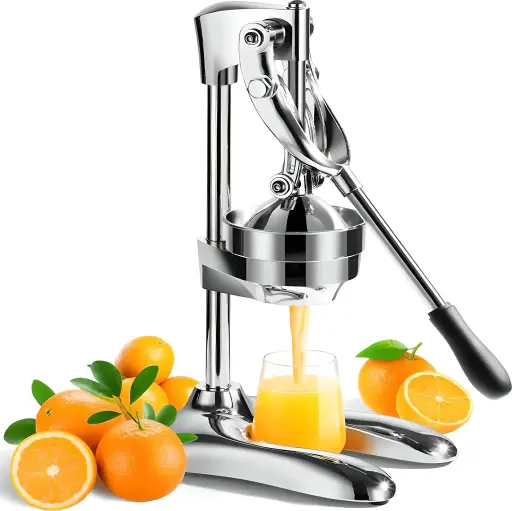 Storcator presă pentru citrice de 44 cm, storcător de lămâie, presă pentru suc din oțel inoxidabil, presă pentru portocale, storcător, presă pentru lime, presă pentru lămâi, storcător manual, presă pentru fructe