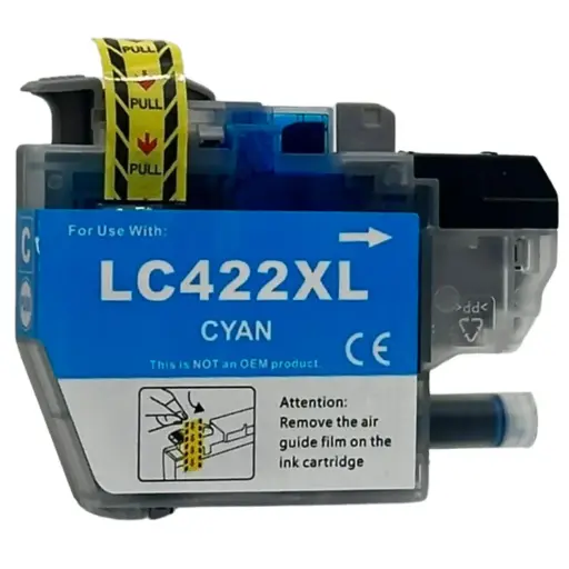 Cartuș de cerneală pentru imprimanta Brother LC422XL Cyan (LC422XLC)
