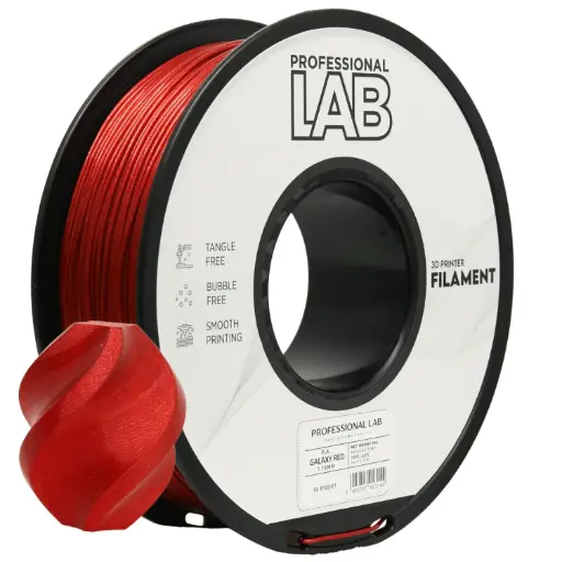 Filament imprimanta 3D PLA Galaxy Red - Prof. Lab 1.75mm 1KG