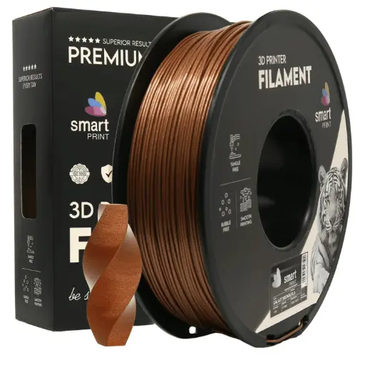 Filament imprimanta 3D PLA Galaxy Brown - Smart Print 1.75mm 1KG