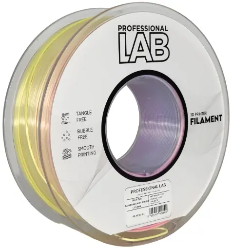 Filament imprimanta 3D Silk PLA Rainbow Light Color - Prof. Lab 1.75mm 1KG