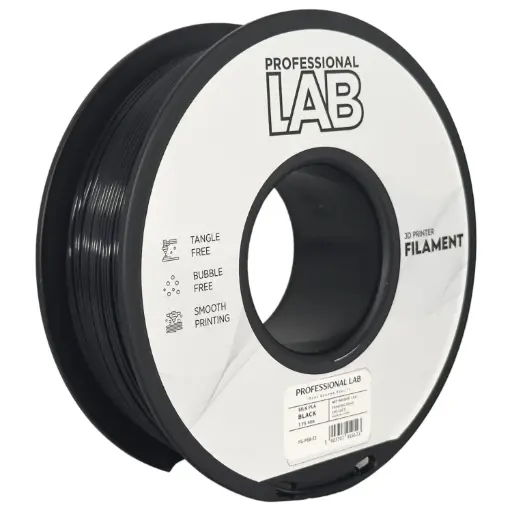 Filament imprimanta 3D Silk PLA Black - Prof. Lab 1.75mm 1KG