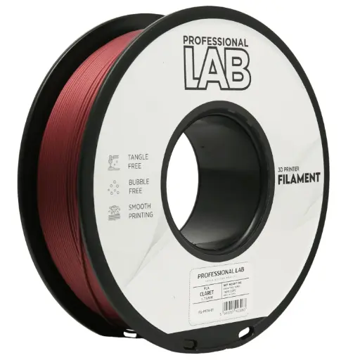 Filament imprimanta 3D PLA Claret - Prof. Lab 1.75mm 1KG