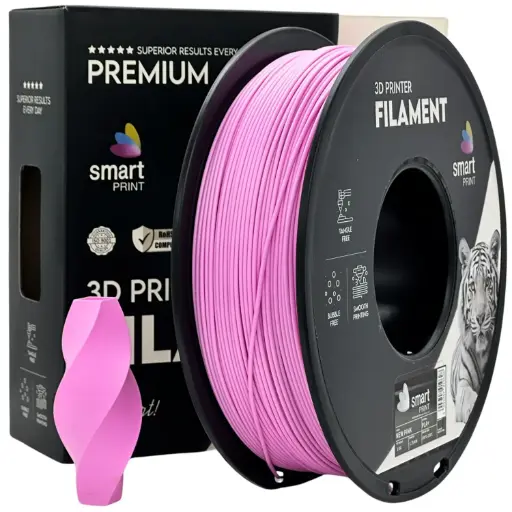Filament imprimanta 3D PLA+ New Pink - Smart Print 1.75mm 1KG