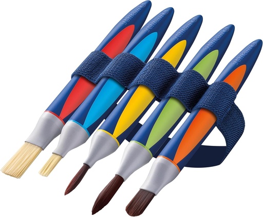 Pelikan 700733 Set de perii, Griffix cu banda, 5 bucati 