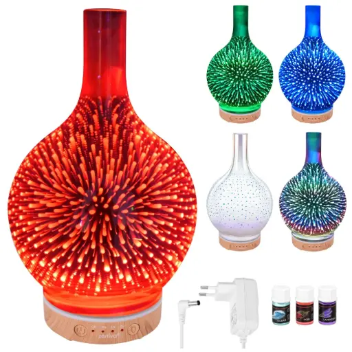 Difuzor aromaterapie cu umidificator 200 ml Zortiva