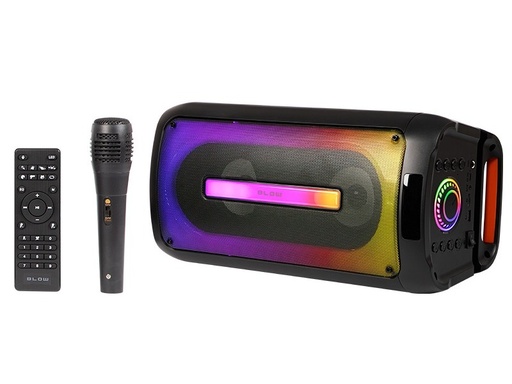 [30-391] Boxă portabilă Bluetooth 5.3 Blow CityLight 160 W, karaoke cu microfon, radio FM, TWS, telecomandă