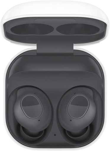 Casti Bluetooth Samsung Galaxy Buds FE True Wireless, anulare activa a zgomotului (ANC), potrivire ergonomica, 3 microfoane, comenzi tactile, bas profund, grafit 2023 [versiunea italiana]