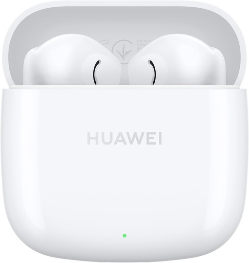 Huawei FreeBuds SE 2, pana la 40 de ore de viata a bateriei, IP54 rezistent la praf si stropire, conexiune Bluetooth 5.3 robusta, sunet stabil, iOS si Android, alb