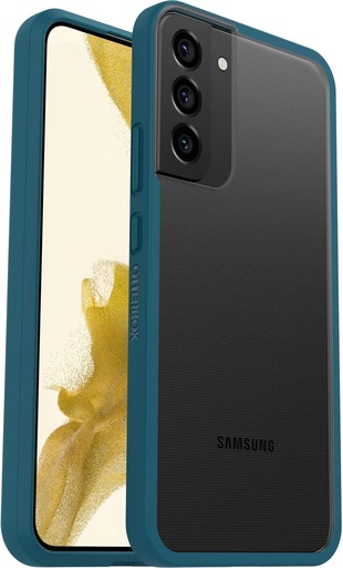 Husa OtterBox Sleek pentru Galaxy S22+, rezistenta la socuri, rezistenta la cadere, ultra-subtire, husa de protectie, testata de calitate militara, transparenta/albastru, fara ambalaj de vanzare cu amanuntul