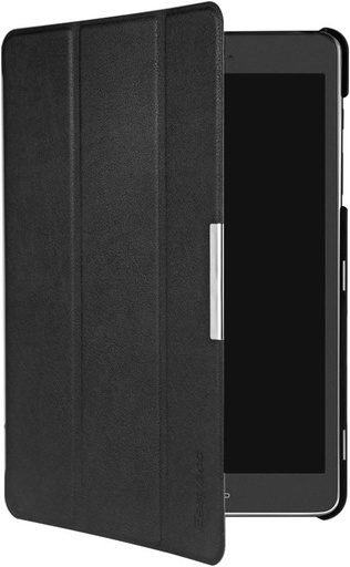 Husa EasyAcc Ultra subtire pentru Samsung Galaxy Tab A 9.7 - cu functie de suport si functie automata de somn Husa din piele PU - albastru paun (negru)