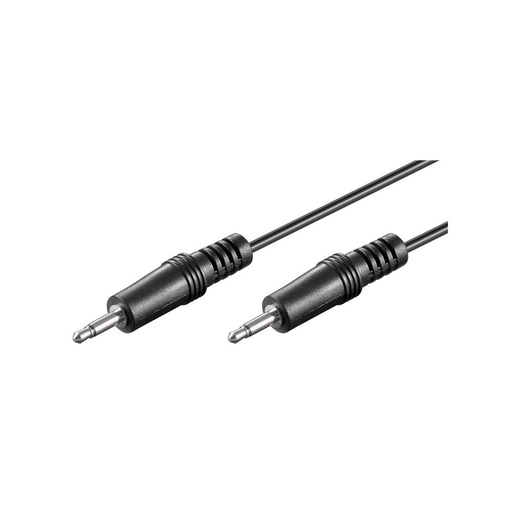 Cablu de conectare audio Goobay 50460 / cablu de declansare / cablu AUX mono cu doua mufe jack de 3,5 mm pentru conectarea dispozitivelor audio / 2 pini / 1,5 metri