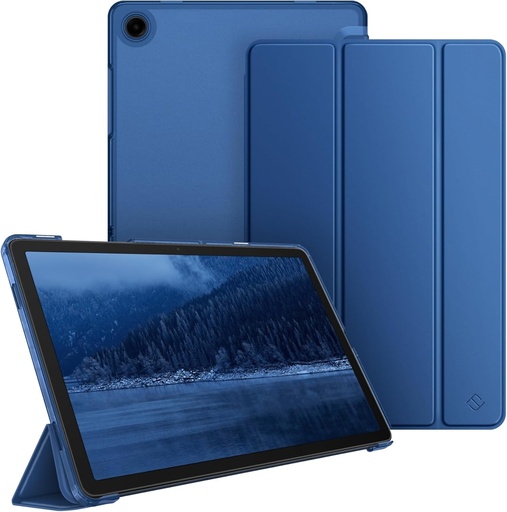 Husa FINTIE pentru Samsung Galaxy Tab A9 Plus (Tab A9+) 11 inch 2023 (SM-X210/X216/X218), husa transparenta mata Husa subtire usoara, bleumarin