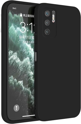 Husa Topme pentru Redmi Note 10 5G / POCO M3 Pro 5G (6,5 inchi) Husa, Protector de piele din silicon TPU - Negru
