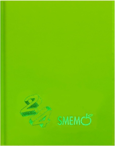 Smemoranda - Jurnal scolar 2023-2024, 16 luni, 23 septembrie - 24 decembrie, Agenda scolara cu planificator si autocolante, coperta rigida, format mediu 11 x 15 cm, culoare verde lime
