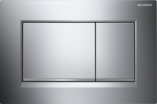 Geberit 115.883.KH.1 Placa Sigma 30 cu 2 butoane, crom lustruit, 24,6 x 16,4 x 1,2 cm
