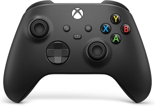 Controller wireless Xbox – Carbon Black pentru Xbox Series X, Xbox Series S, Xbox One, Windows 10 și 11, Android și iOS