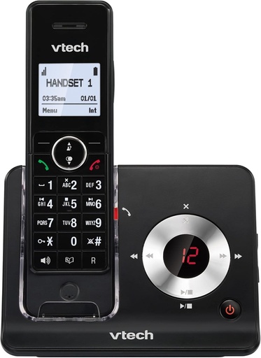 Telefon fara fir VTech MS3050 DECT cu robot telefonic, blocare apel, ID apelant/apel in asteptare, functie hands-free, amplificator/amplificator de volum, afisaj cu iluminare din spate