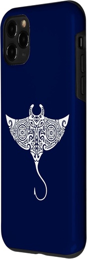 Husa Maori Tribal Ray Fish pentru iPhone 11 Pro