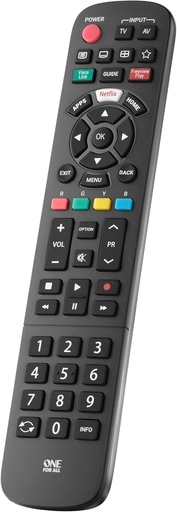 Telecomanda TV One for All Panasonic - Functioneaza cu toate televizoarele/televizoarele inteligente Panasonic - Telecomanda ideala de inlocuire a televizorului - URC4914
