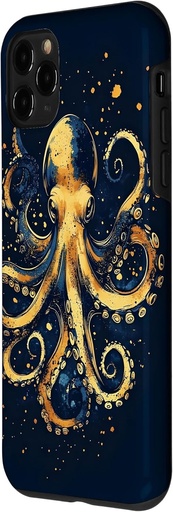 Husa pentru iPhone 11 Pro Octopus Abstract Ocean Pattern